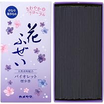 Amazon.co.jp: カメヤマ 花ふぜい バイオレット 煙少香 約100g 約230本